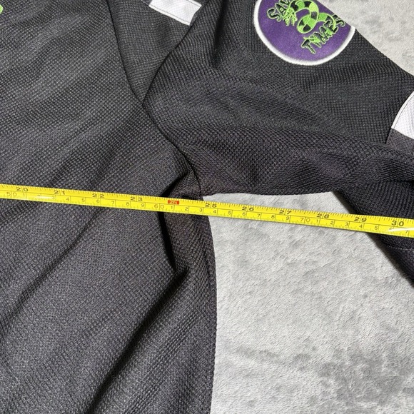 BEETLEJUICE JERSEY Mens Hockey Jersey Snake Purple Black Box Lunch Size XL - Picture 5 of 6